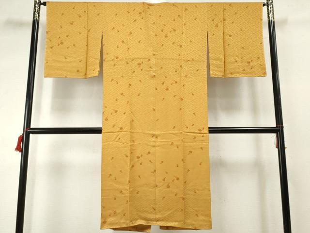 平和屋着物●長襦袢 袷 花鈴文 正絹 逸品 未使用 AABF2985cs
