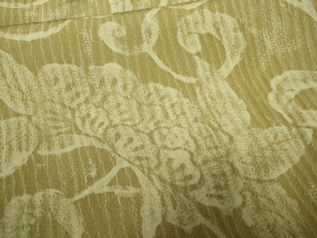 平和屋着物●上質な小紋 更紗花唐草文 正絹 逸品 AABF3009cs