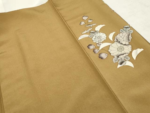 平和屋着物●訪問着 辻が花 暈し染め 金彩 銀通し地 正絹 逸品 AABF3024cs