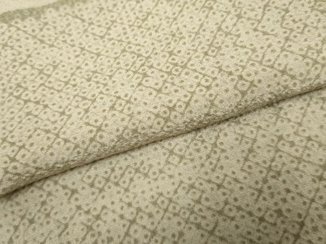平和屋着物●長襦袢 袷 鹿の子横段文 暈し染め 正絹 逸品 未使用 AABF3028cs