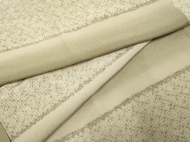 平和屋着物●長襦袢 袷 鹿の子横段文 暈し染め 正絹 逸品 未使用 AABF3028cs