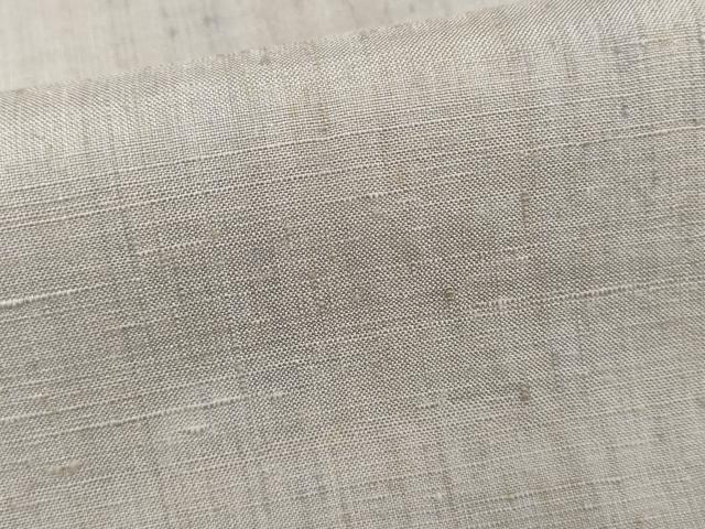 平和屋着物●紅花紬 米沢 新田英行 新田間道 霞間道 正絹 逸品 AABF3037cs