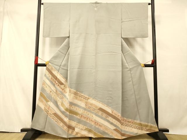 平和屋着物■豪華色留袖 刺繍 吉祥花文 金彩 正絹 逸品 AABF3184fw