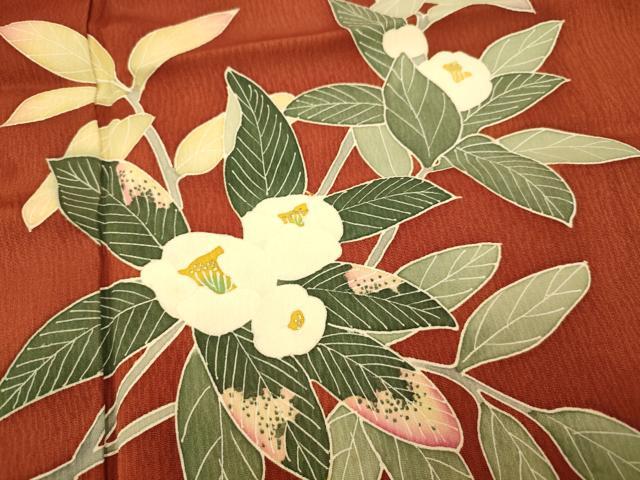 平和屋着物■訪問着 枝花文 金彩 正絹 逸品 AABF3235fw