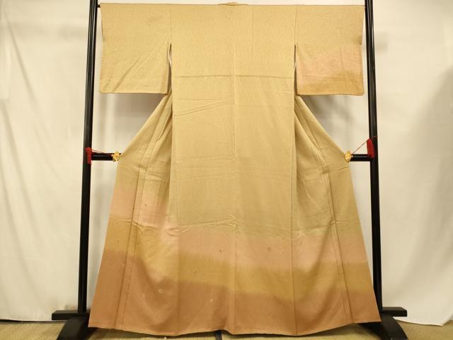 平和屋着物■訪問着 舞花霞文 暈し染め 金彩 正絹 逸品 AABF3279fw