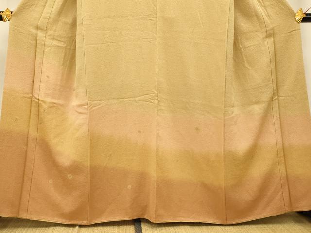 平和屋着物■訪問着 舞花霞文 暈し染め 金彩 正絹 逸品 AABF3279fw