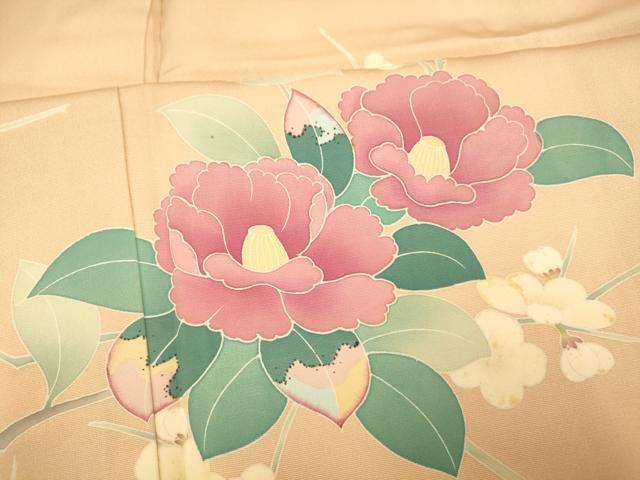 平和屋着物■訪問着 枝花文 正絹 逸品 AABF3298fw
