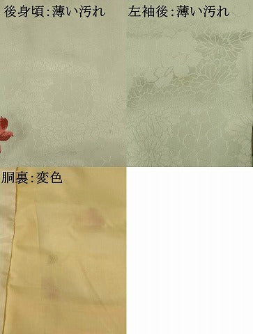 平和屋着物■上質な小紋 舞花文 正絹 逸品 AABF3375st