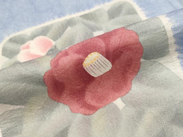 平和屋着物■訪問着 絞り 色紙花文 正絹 逸品 AABF3387st