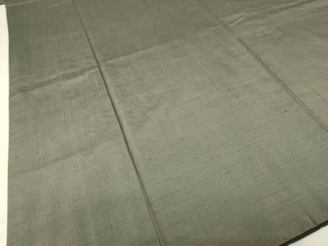 平和屋着物●男性 紬 アンサンブル 樺茶色 キングサイズ 正絹 逸品 AABF3566ck