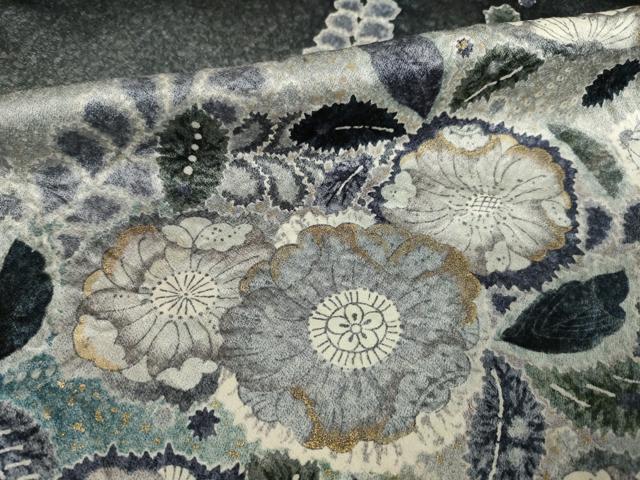 平和屋着物●訪問着 作家物 孝美 辻が花 舞花文 正絹 逸品 AABF3610ck