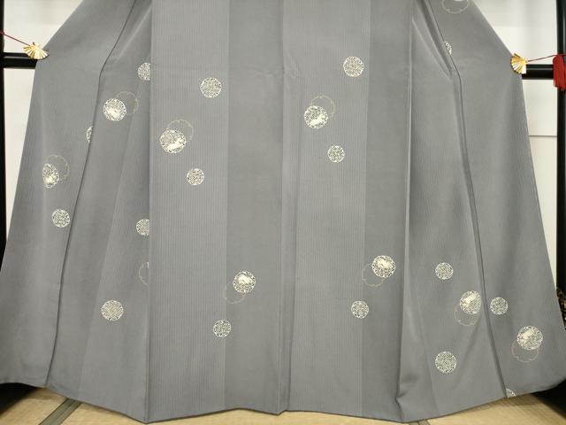 平和屋着物●訪問着 雪輪重ね兎文 金彩 小田急百貨店扱い 正絹 逸品 AABF3620ck