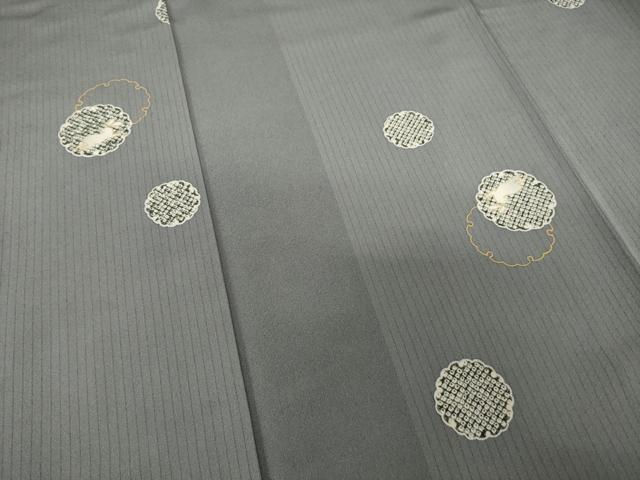 平和屋着物●訪問着 雪輪重ね兎文 金彩 小田急百貨店扱い 正絹 逸品 AABF3620ck