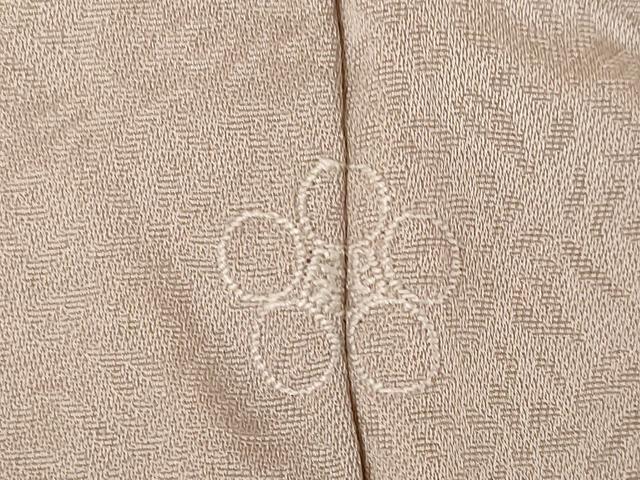 平和屋着物●訪問着 駒刺繍 雪輪重ね花文 暈し染め 三越扱い 正絹 逸品 AABF3624ck