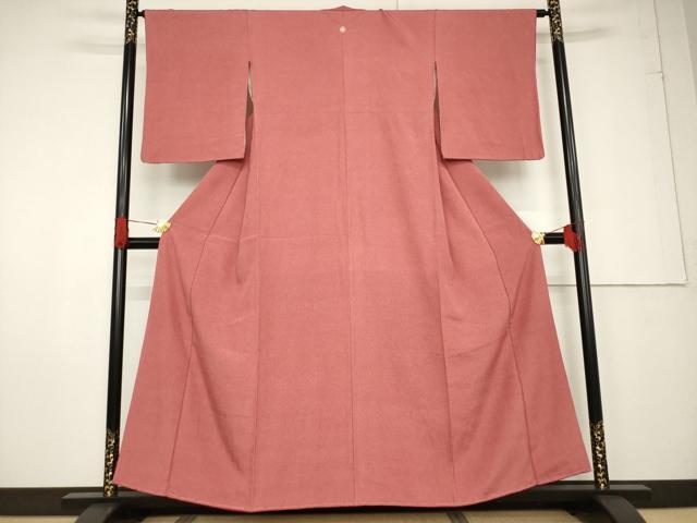 平和屋着物●小紋師 高津良治 江戸小紋 極小鮫小紋柄 正絹 逸品 未使用 AABF3628ck
