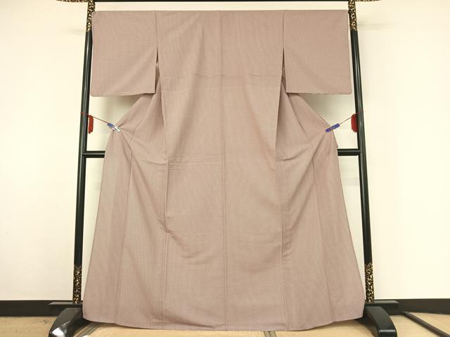 平和屋着物▽江戸小紋 単衣 鱗文様 洗える着物 AABF3765jh