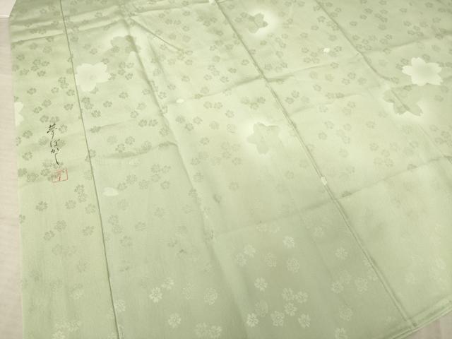 平和屋着物●長襦袢 無双仕立て 花間道 暈し染め 正絹 逸品 未使用 AABF3923ck