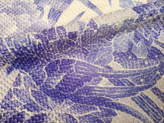 平和屋着物●豪華振袖 総絞り 花鳥文 正絹 逸品 AABF3935ck