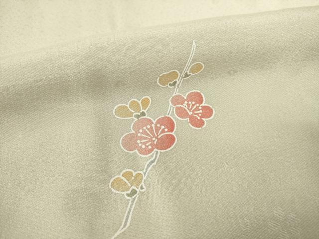 平和屋着物●長襦袢 袷 舞花文 正絹 逸品 AABF3939ck