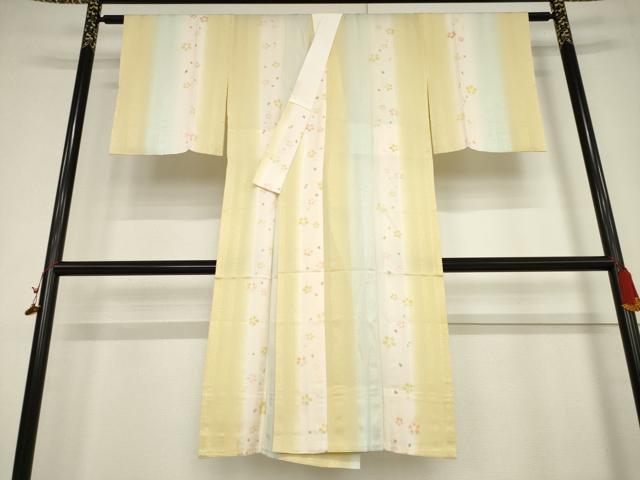 平和屋着物●長襦袢 袷 花間道 暈し染め 正絹 逸品 未使用 AABF3940ck