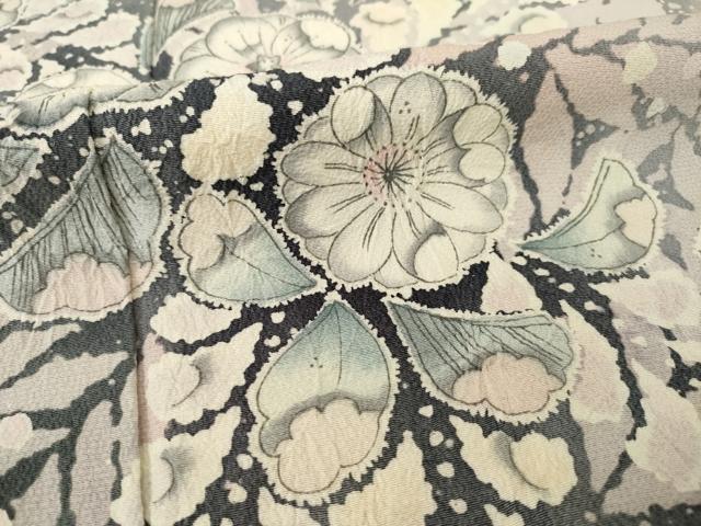 平和屋着物●訪問着 辻が花 舞花文 正絹 逸品 AABF3981ck