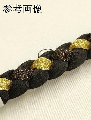 平和屋着物●和装小物 振袖用帯締め 装飾 ちりめん細工 あわじ玉 金糸 撚り房 逸品 未使用 AABF4079ay