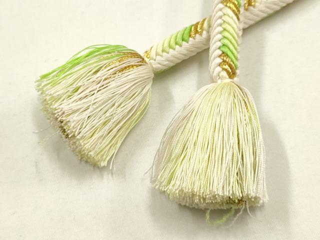 平和屋着物●極上 有職組紐道明 帯締め 奈良組 金糸 宮内庁御用 国立博物館御用 東京芸術大学御用 逸品 AABF4112ay