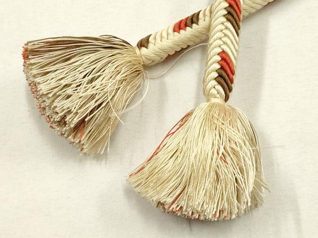 平和屋着物●極上 有職組紐道明 帯締め 奈良組 宮内庁御用 国立博物館御用 東京芸術大学御用 逸品 AABF4126ay