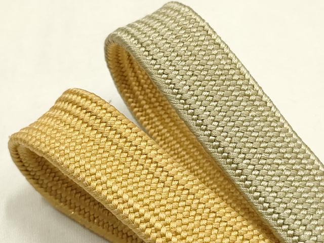 平和屋本店●和装小物 帯締め・帯揚げセット 刺繍 高麗組 暈し 金糸 逸品 未使用 AABF4194ay