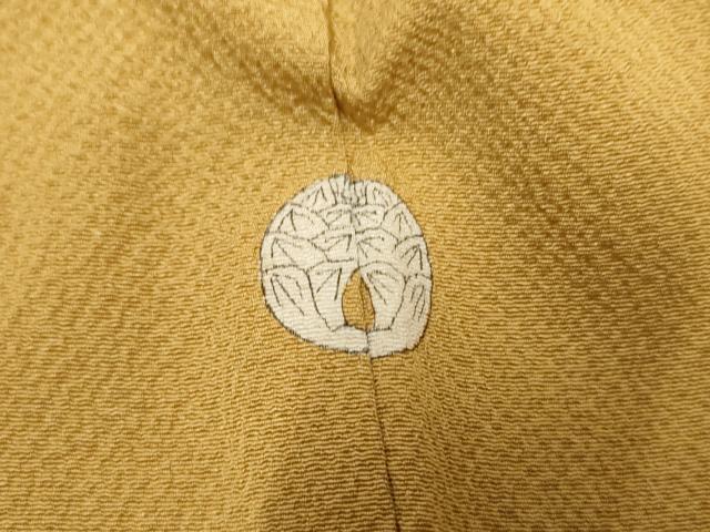 平和屋着物●上質な色無地 鉛色 正絹 逸品 AABF4203cs