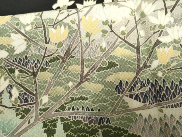 平和屋着物●本加賀友禅作家 横山秀一 黒留袖 遠山風景文 白川郷 正絹 逸品 AABF4226cs