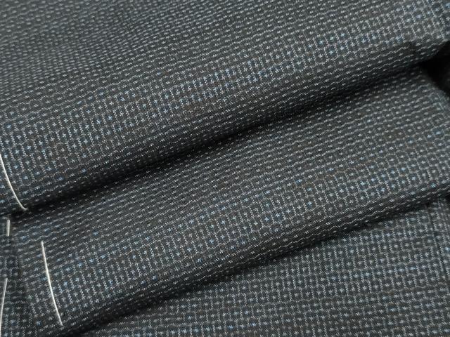 平和屋着物●男性 本場大島紬 100亀甲 総詰め 正絹 逸品 AABF4246cs