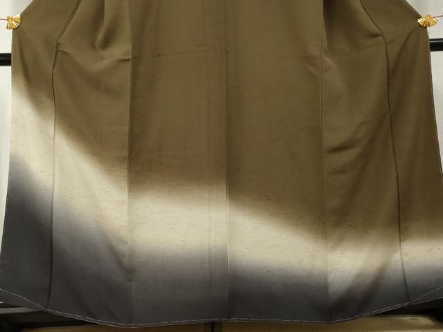 平和屋着物●訪問着 霞文 お召ちりめん 正絹 逸品 未使用 AABF4269cs