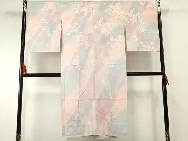 平和屋着物●長襦袢 無双仕立て 辻が花地紋 暈し染め やまと誂製 正絹 逸品 AABF4305cs