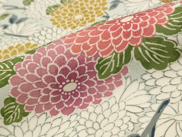 平和屋着物■上質な小紋 花づくし 正絹 逸品 AABF4375st