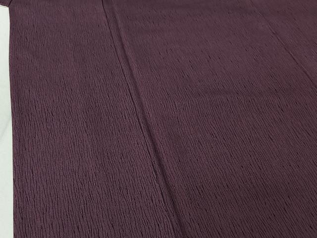 平和屋着物▽上質な小紋 単衣 変わり縞 正絹 逸品 AABF4414jh