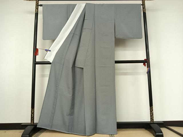 平和屋着物▽江戸小紋 単衣 角通し 正絹 逸品 AABF4429jh