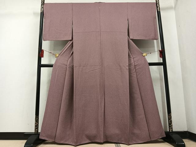 平和屋着物●上質な色無地 鴇浅葱色 正絹 逸品 AABF4445ph