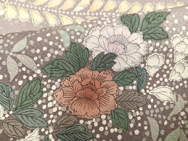 平和屋着物●訪問着 辻が花 暈し染め 正絹 逸品 AABF4505ph