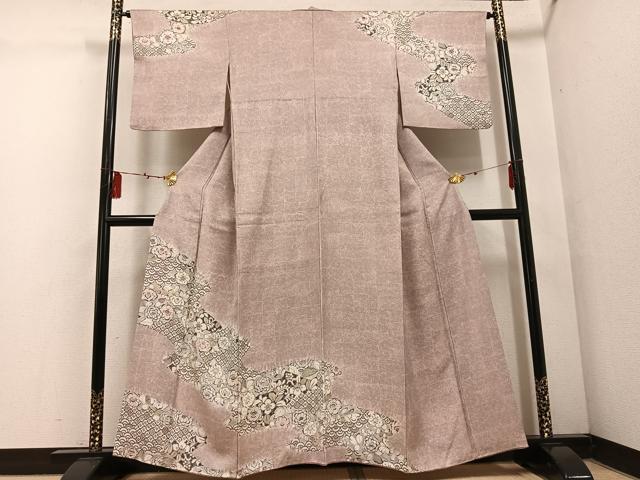 平和屋着物●訪問着 辻が花 正絹 逸品 AABF4509ph