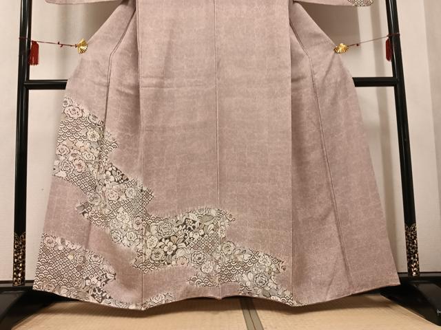 平和屋着物●訪問着 辻が花 正絹 逸品 AABF4509ph