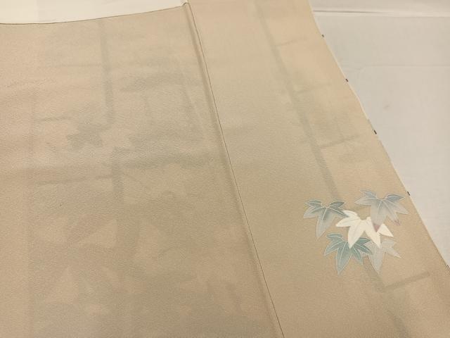 平和屋着物●倉染匠 猟彩友禅作家 倉翔篁 訪問着 草木文 正絹 逸品 AABF4514ph