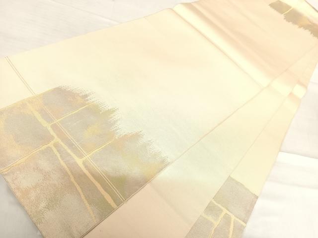 平和屋着物◎太鼓柄 本袋帯 石畳文 正絹 逸品 AABF4677yx