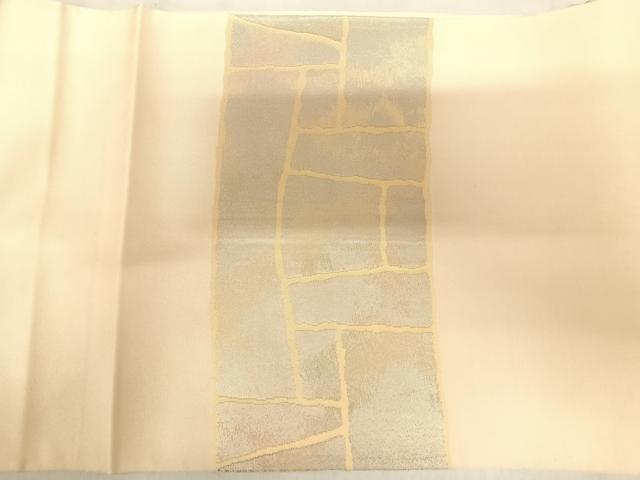 平和屋着物◎太鼓柄 本袋帯 石畳文 正絹 逸品 AABF4677yx