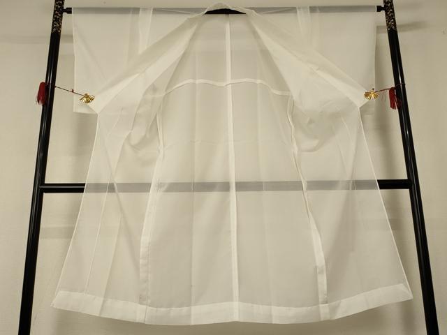 平和屋着物*夏物 長襦袢 絽 白色 洗える着物 AABF5043jd
