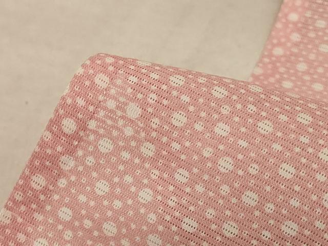 平和屋着物*夏物 江戸小紋 絽 大小あられ 洗える着物 AABF5066jd