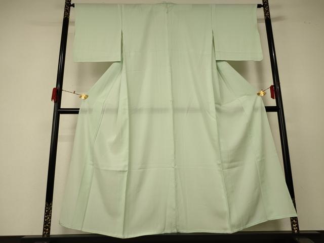 平和屋着物*夏物 色無地 絽 若菜色 正絹 逸品 AABF5090jd