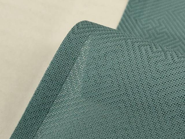 平和屋着物*夏物 色無地 紗 水浅葱色 正絹 逸品 AABF5103jd
