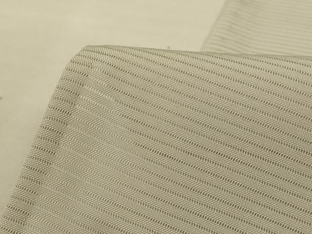 平和屋着物*夏物 色無地 絽 砂色 五泉 反端付き 正絹 逸品 AABF5105jd