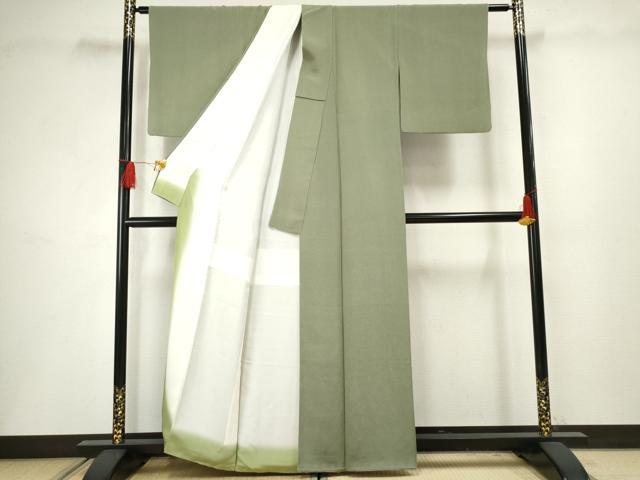 平和屋着物●江戸小紋 極小鮫小紋柄 正絹 逸品 AABF5155cs